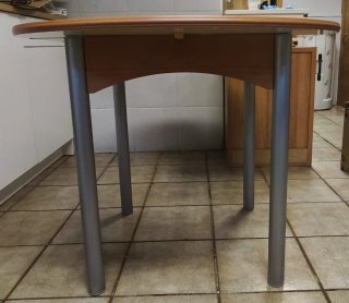 Mesa Redonda de Madera Extensible