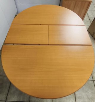 Mesa Redonda de Madera Extensible