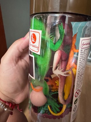 Tubo de reptiles de plástico