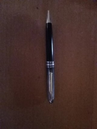 Bolígrafo Montblanc Negro y Plateado