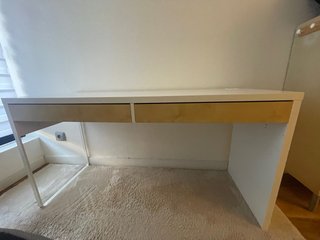 Escritorio Micke Ikea 142x50cm blanco
