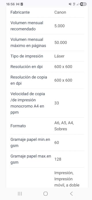 Impresora Multifunción Canon i-SENSYS
