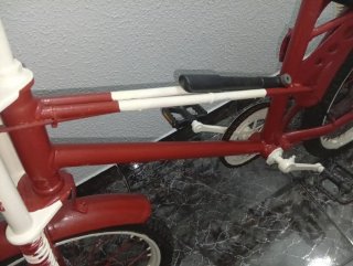 Bici Cross Vintage Roja y Blanca