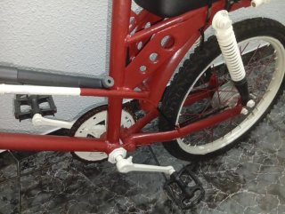 Bici Cross Vintage Roja y Blanca