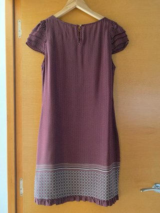 Vestido corto seda Massimo Dutti