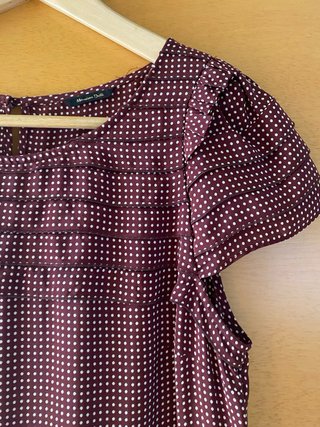 Vestido corto seda Massimo Dutti