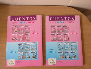 Lote 2 libros de cuentos para niñas