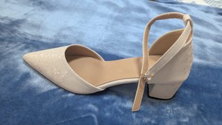 Sandalias tacón beige/albaricoque | NUEVAS