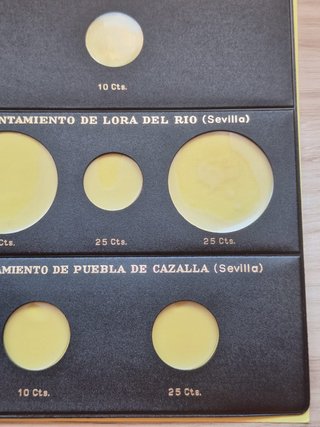 Página de monedas Guerra Civil Española