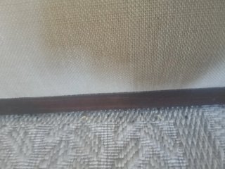 Sofá de tela beige 2 plazas