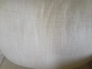 Sofá de tela beige 2 plazas