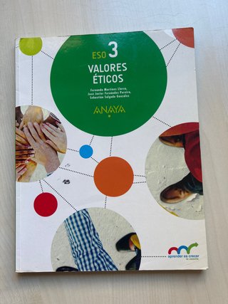 Libro de Valores éticos ESO 3