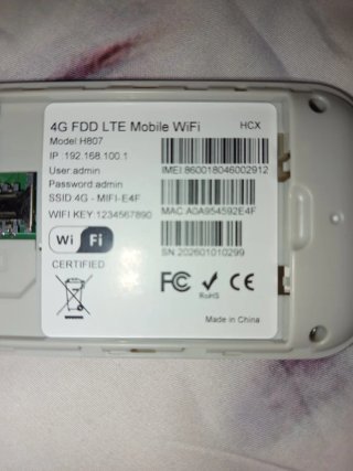 Router WiFi Portátil MiFi 4G/5G (Libre)
