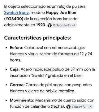 Reloj Swatch Irony 1993 nuevo