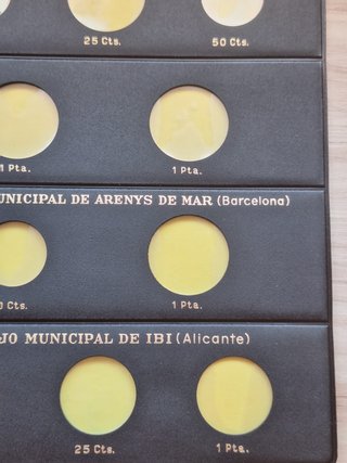 Página de monedas de la guerra civil española