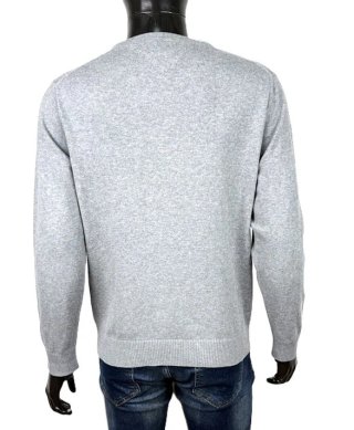 Maglione Tommy Hilfiger Uomo L Grigio Cotone Cashm