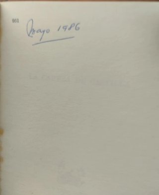 Libro La cabeza de Castilla