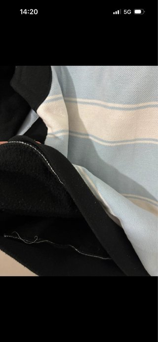 Sudadera Tommy Hilfiger rayas azul y negro