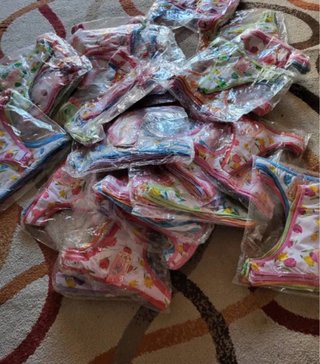 Lote 12 tangas florales talla única