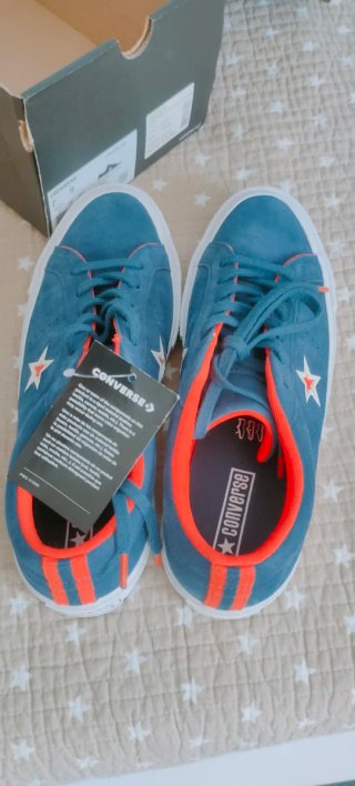 Converse One Star OX Nuevas Azul/Rojo