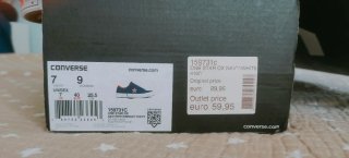 Converse One Star OX Nuevas Azul/Rojo