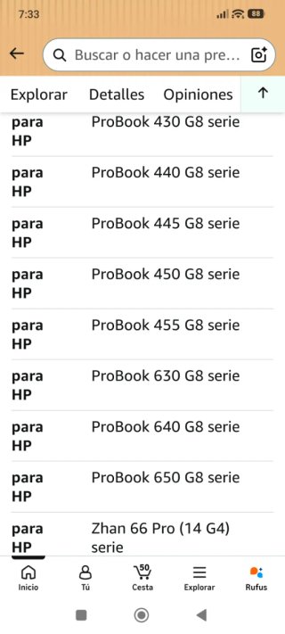 Batería Compatible HP RH03XL Probook