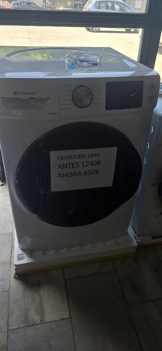 Lavadora carga frontal 18kg