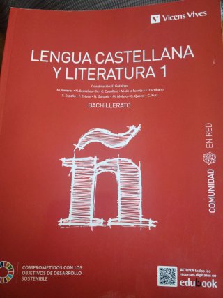 Libro lengua Castellana y Literatura 1BACH