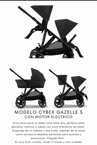 Cybex Gazelle S con motor eléctrico