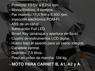HONDA SH125i ABS 2019