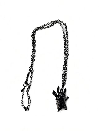Collar Pikachu Negro Brillo x Tiffany & Arsham