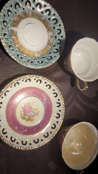 Juego Tazas Colección Versailles Porcelaine