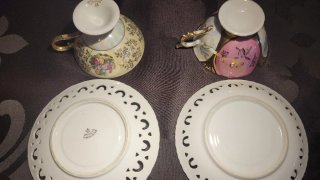 Juego Tazas Colección Versailles Porcelaine