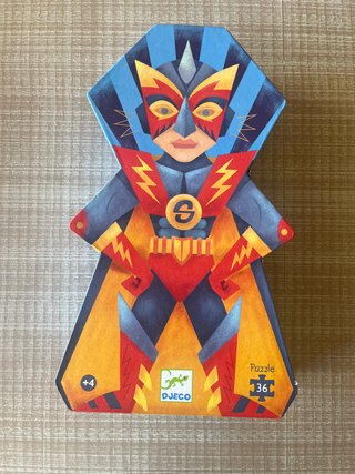 Puzzle Djeco 36 piezas Superhéroe