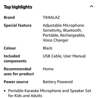 Altavoz karaoke 2 micrófonos inalámbricos