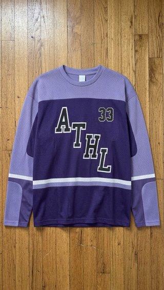 Camiseta Rugby ATLH 33 Morada de Bershka