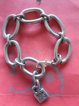 Pulsera Uno de 50 eslabones con candado