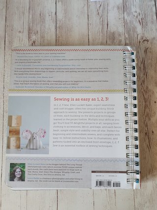 Libro costura creativa 1 2 3 Sew en inglés