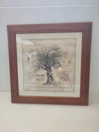 Cuadro conjunto, madera pino de 41 x 41cm.