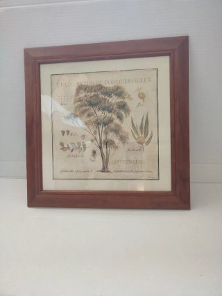Cuadro conjunto, madera pino de 41 x 41cm.