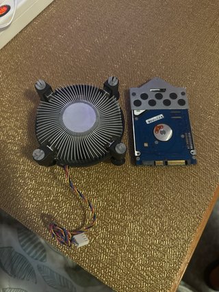 Disco Duro Seagate y Ventilador CPU