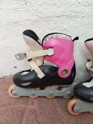 Patines Oxelo Talla 32-34 Rosa