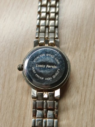 Reloj Louis Rose Plata y Blanco Antiguo