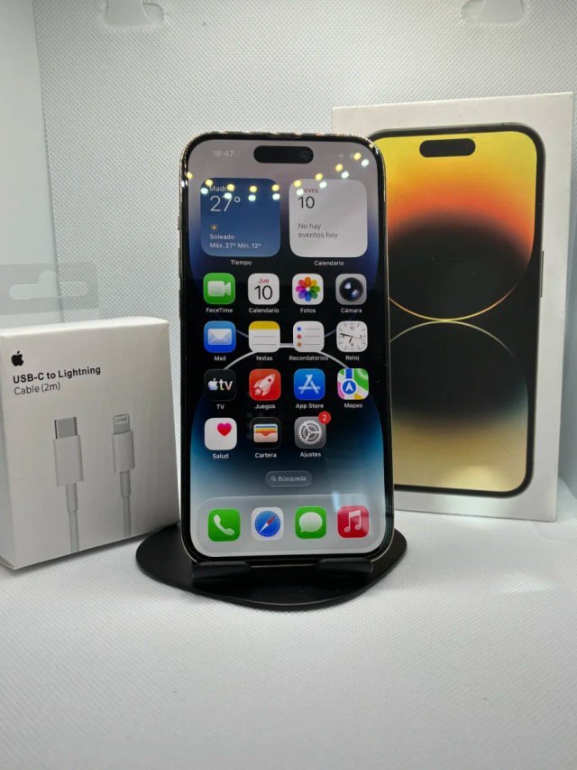 iPhone 14 Pro Oro 100% Batteria