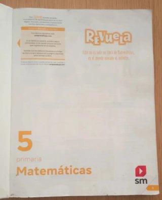 Matemáticas SM REVUELA 5° PRIMARIA