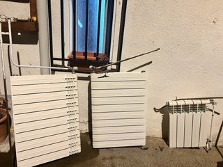 Radiadores de aluminio blancos