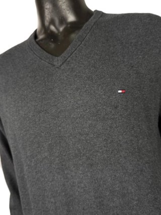 Maglione V Tommy Hilfiger Uomo XL Cotone Cashmere