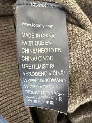 Maglione V Tommy Hilfiger Uomo XL Cotone Cashmere
