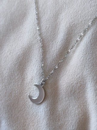 Collar Plata de ley 925 Luna Time Road