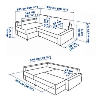 Sofá cama FRIHETEN